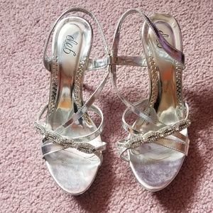 Silver heels